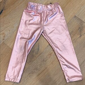 Zara Pink Metalic Leggings